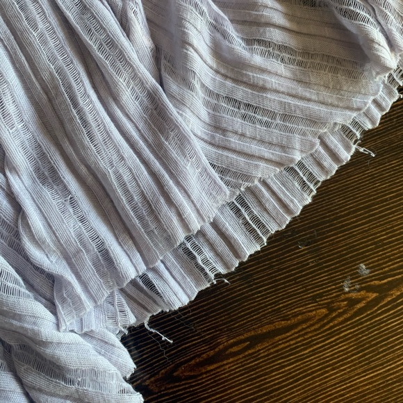 SOLD—Free People Handkerchief Lilac Flowy Top - Picture 5 of 8